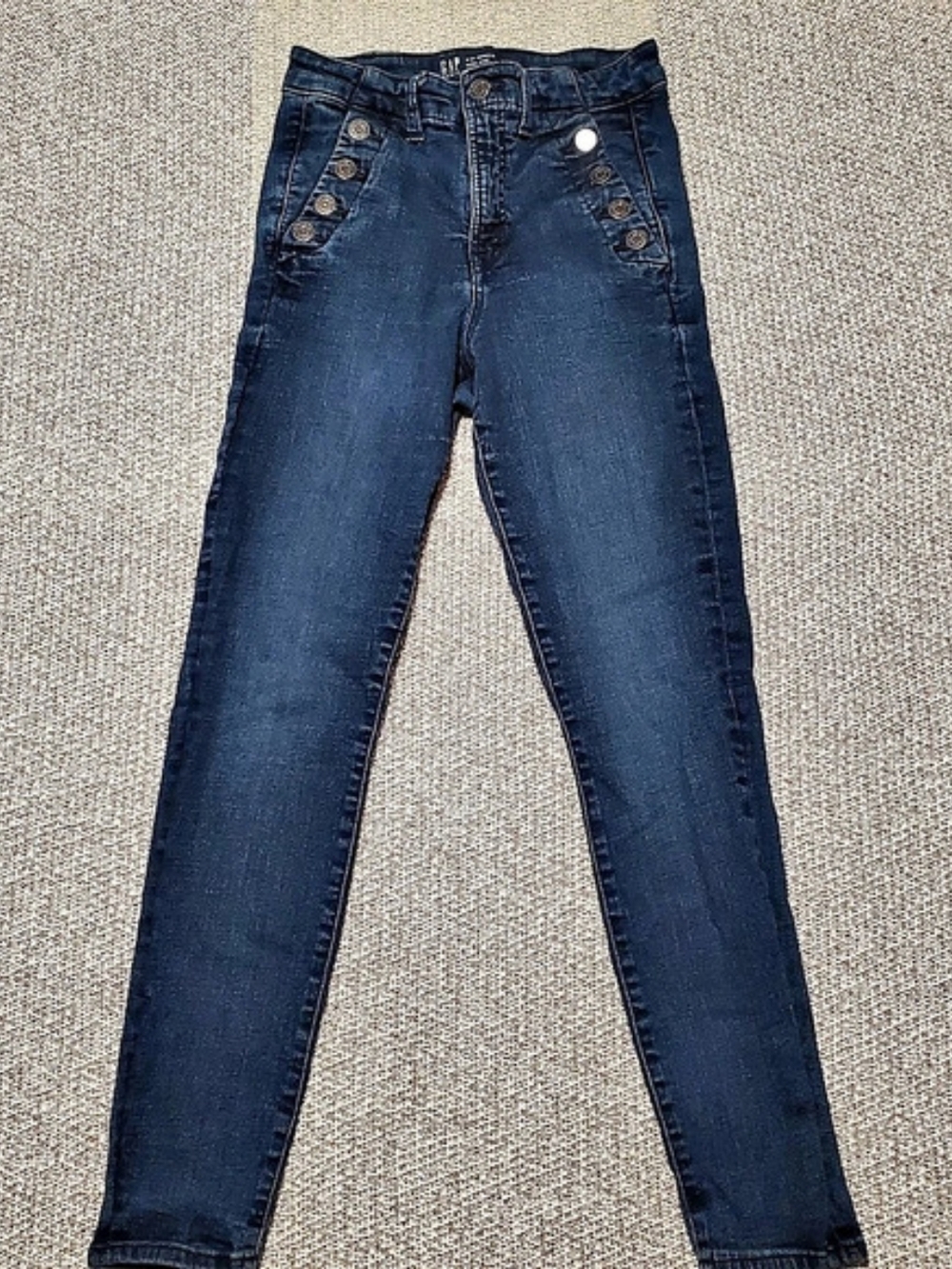 Gap High Rise Universal Legging Jeans Skinny Jeans Waist 27 Blue